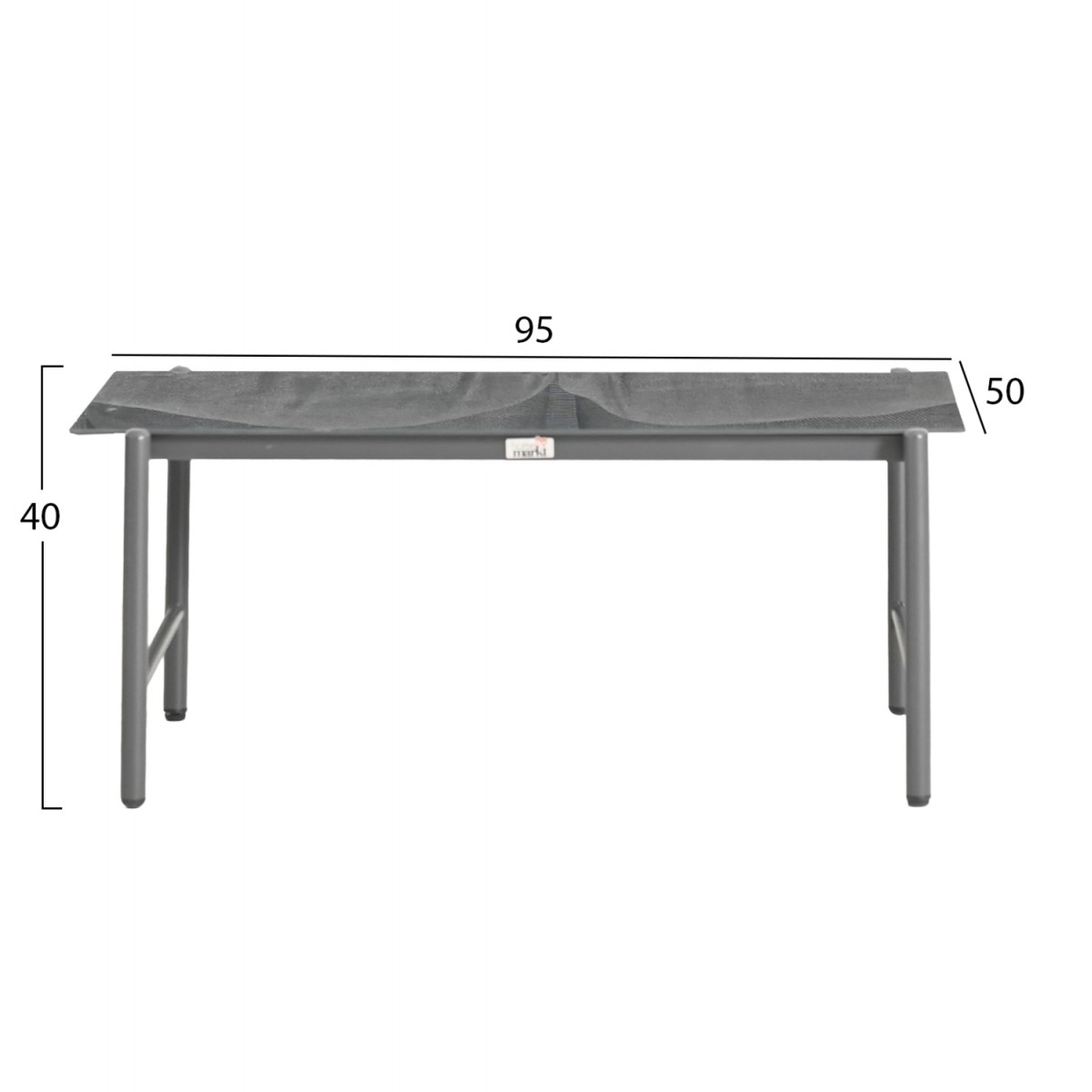 ΣΕΤ ΣΑΛΟΝΙ ΕΞ.ΧΩΡΟΥ 4 ΘΕΣΕΩΝ DEANDRA HM6507.01 ΜΕΤΑΛΛΟ & ΜΑΞΙΛΑΡΙΑ ΣΕ ΓΚΡΙ