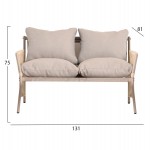 ΣΕΤ ΣΑΛΟΝΙ ΕΞ.ΧΩΡΟΥ 4 ΘΕΣΕΩΝ DEANDRA HM6507.02 ΣΑΜΠΑΝΙ ΜΕΤΑΛΛΟ--ΓΚΡΙ ΜΑΞΙΛΑΡΙΑ