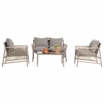 ΣΕΤ ΣΑΛΟΝΙ ΕΞ.ΧΩΡΟΥ 4 ΘΕΣΕΩΝ DEANDRA HM6507.02 ΣΑΜΠΑΝΙ ΜΕΤΑΛΛΟ--ΓΚΡΙ ΜΑΞΙΛΑΡΙΑ