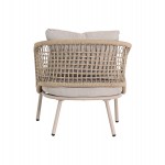 ΣΕΤ ΣΑΛΟΝΙ ΕΞ.ΧΩΡΟΥ 5Θ ELOWEN HM6508.02 ΑΛΟΥΜΙΝΙΟ-ΣΧΟΙΝΙ ΜΠΕΖ--ΜΑΞΙΛΑΡΙΑ ΓΚΡΙ