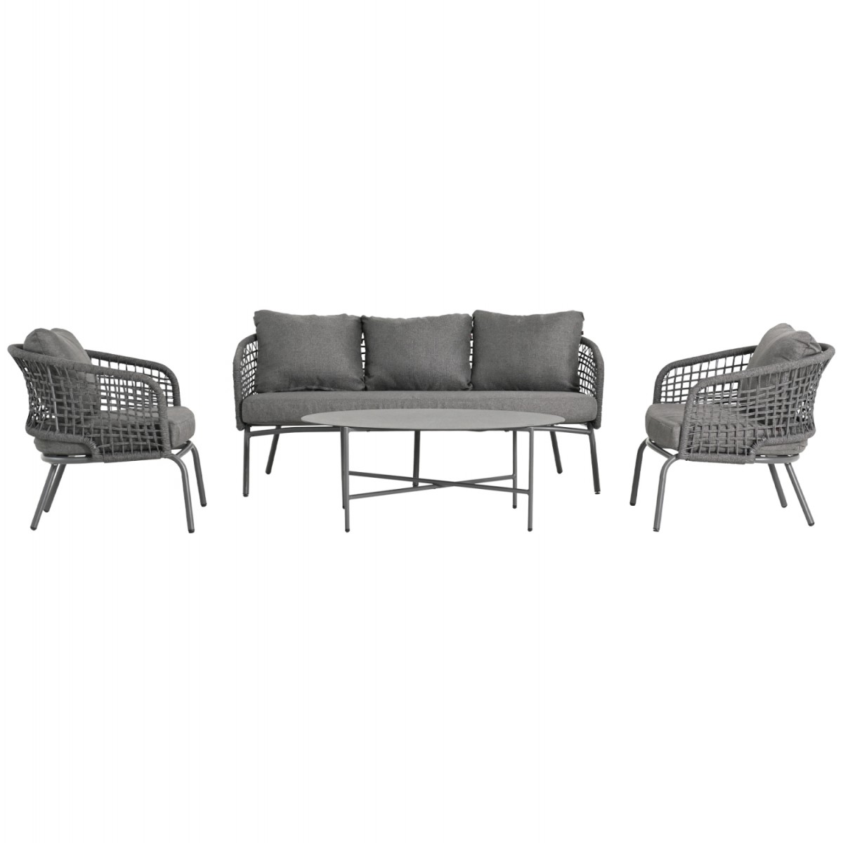 ΣΕΤ ΣΑΛΟΝΙ ΕΞ.ΧΩΡΟΥ 5Θ ELOWEN HM6508.01 ΑΛΟΥΜΙΝΙΟ-ΣΧΟΙΝΙ-ΜΑΞΙΛΑΡΙΑ-- ΓΚΡΙ