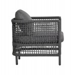 ΣΕΤ ΣΑΛΟΝΙ 4ΤΜΧ SONDRA HM6251.01 ΑΛΟΥΜΙΝΙΟ-ΣΧΟΙΝΙ-ΜΑΞΙΛΑΡΙΑ ΣΕ ΓΚΡΙ