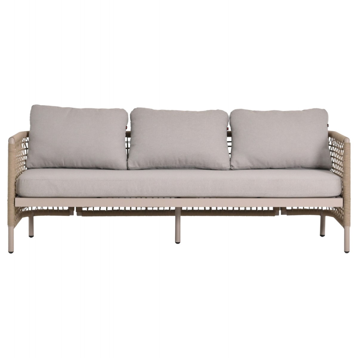 ΣΕΤ ΣΑΛΟΝΙ 4ΤΜΧ SONDRA HM6251.02 ΑΛΟΥΜΙΝΙΟ & ΣΧΟΙΝΙ ΚΑΠΟΥΤΣΙΝΟ--ΜΑΞΙΛΑΡΙΑ ΣΕ ΜΠΕΖ