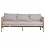 ΣΕΤ ΣΑΛΟΝΙ 4ΤΜΧ SONDRA HM6251.02 ΑΛΟΥΜΙΝΙΟ & ΣΧΟΙΝΙ ΚΑΠΟΥΤΣΙΝΟ--ΜΑΞΙΛΑΡΙΑ ΣΕ ΜΠΕΖ