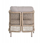 ΣΕΤ ΣΑΛΟΝΙ 4ΤΜΧ SONDRA HM6251.02 ΑΛΟΥΜΙΝΙΟ & ΣΧΟΙΝΙ ΚΑΠΟΥΤΣΙΝΟ--ΜΑΞΙΛΑΡΙΑ ΣΕ ΜΠΕΖ