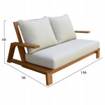 ΣΕΤ ΣΑΛΟΝΙ LOUNGE 4ΤΜΧ MIREX HM6521 ΞΥΛΟ ΑΚΑΚΙΑΣ--ΠΟΛΥΕΣΤΕΡΙΚΑ ΜΑΞΙΛΑΡΙΑ ΕΚΡΟΥ