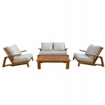 ΣΕΤ ΣΑΛΟΝΙ LOUNGE 4ΤΜΧ MIREX HM6521 ΞΥΛΟ ΑΚΑΚΙΑΣ--ΠΟΛΥΕΣΤΕΡΙΚΑ ΜΑΞΙΛΑΡΙΑ ΕΚΡΟΥ