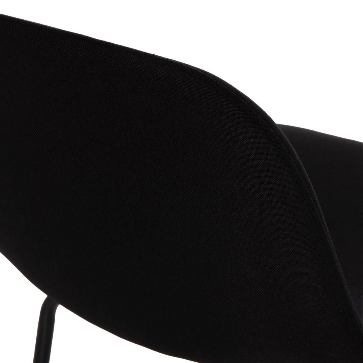 ΣΚΑΜΠΟ ΜΠΑΡ VINCENT HM9298.24 ΜΕΣΑΙΟΥ ΥΨΟΥΣ-ΜΑΥΡΟ ΥΦΑΣΜΑ-ΜΕΤΑΛΛΙΚΑ ΠΟΔΙΑ 43x50x92,5Υεκ