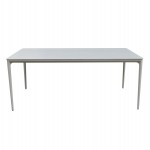 ΤΡΑΠΕΖΙ ΤΡΑΠΕΖΑΡΙΑΣ STAD HM6557.02 ΜΠΕΖ ΑΛΟΥΜΙΝΙΟ--ΛΕΥΚΟ SINTERED STONE 180x90x74Υεκ