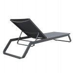 ΞΑΠΛΩΣΤΡΑ ΑΛΟΥΜΙΝΙΟΥ MARIMAR HM6562.01 ΣΚΕΛΕΤΟΣ & TEXTILENE ΓΚΡΙ 220x67.5x31.5Υεκ