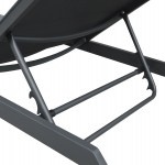 ΞΑΠΛΩΣΤΡΑ ΑΛΟΥΜΙΝΙΟΥ MARIMAR HM6562.01 ΣΚΕΛΕΤΟΣ & TEXTILENE ΓΚΡΙ 220x67.5x31.5Υεκ