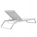 ΞΑΠΛΩΣΤΡΑ ΑΛΟΥΜΙΝΙΟΥ MARIMAR HM6562.02 ΣΚΕΛΕΤΟΣ & TEXTILENE ΛΕΥΚΟ 220x67.5x31.5Υεκ