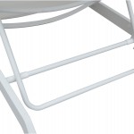 ΞΑΠΛΩΣΤΡΑ ΑΛΟΥΜΙΝΙΟΥ MARIMAR HM6562.02 ΣΚΕΛΕΤΟΣ & TEXTILENE ΛΕΥΚΟ 220x67.5x31.5Υεκ