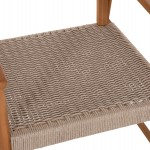 ΠΟΛΥΘΡΟΝΑ ΤΡΑΠΕΖΑΡΙΑΣ ROBIN HM18351 ΞΥΛΟ TEAK & ΣΧΟΙΝΙ VIRO ΦΥΣΙΚΟ 53,5x60x78Υεκ