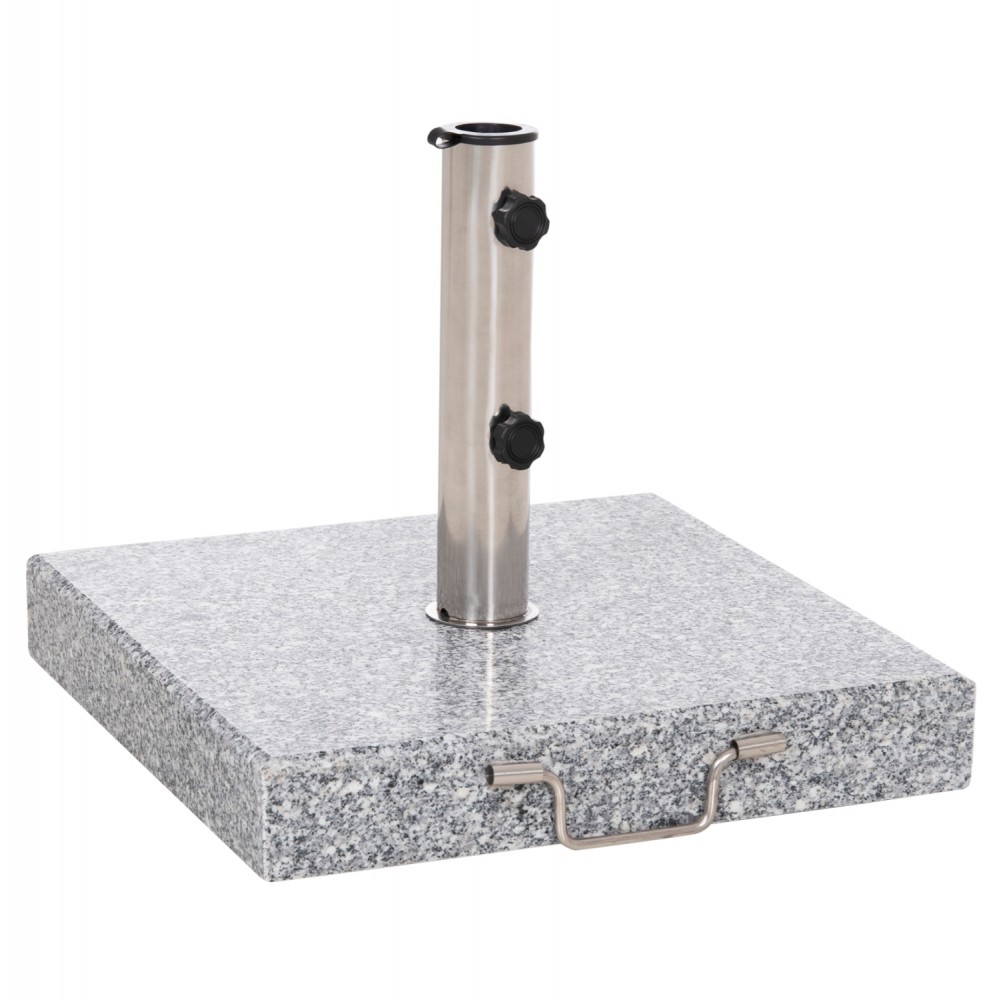 ΒΑΣΗ ΟΜΠΡΕΛΑΣ ΓΡΑΝΙΤΗ 40KG ΜΕ ΧΕΡΟΥΛΙ & ΡΟΔΕΣ HM6564--ΣΩΛΗΝΑΣ ΔΙΑΜΕΤΡΟΥ Φ48