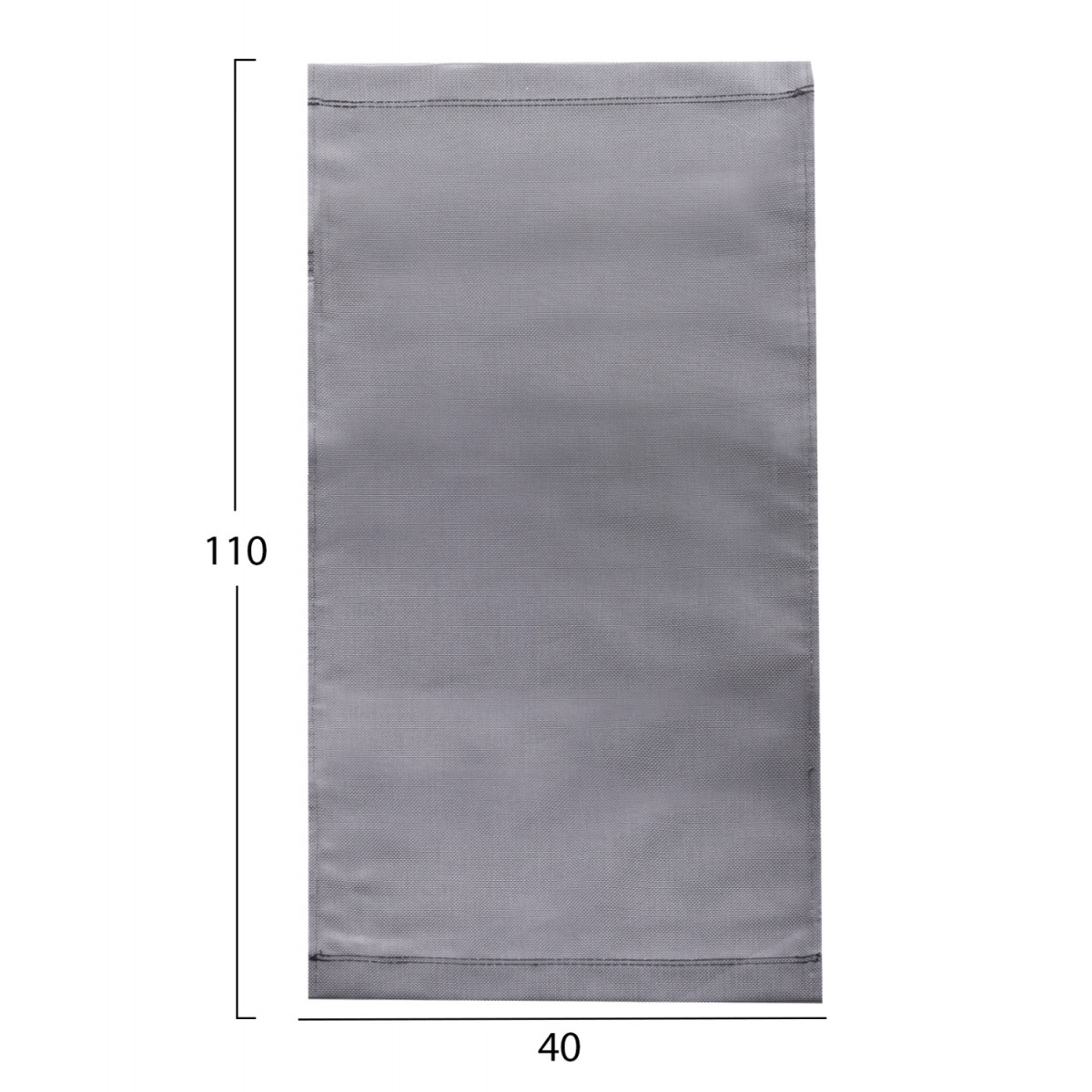 ΑΝΤΑΛΛΑΚΤΙΚΟ ΠΑΝΙ TEXTILENE 550gr/m2 2X1 ΓΚΡΙ ΓΙΑ ΣΕΖΛΟΝΓΚ ΛΗΜΝΟΣ HM5805.10Τ 110Χ40