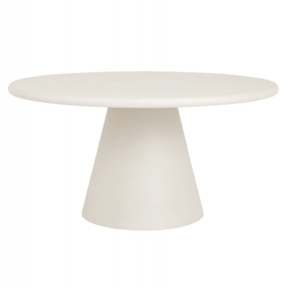 ΤΡΑΠΕΖΙ ΤΡΑΠΕΖΑΡΙΑΣ ΣΤΡΟΓΓΥΛΟ RAIKO HM6573.02 ΜΠΕΖ FIBER CEMENT Φ130x75Υεκ