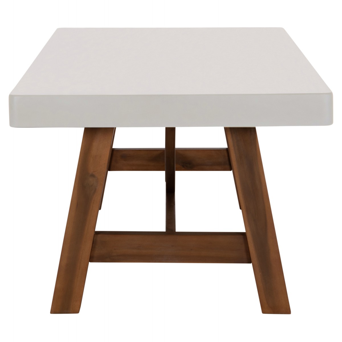 ΤΡΑΠΕΖΙ ΤΡΑΠΕΖΑΡΙΑΣ MAEVE HM6575.02 ΜΠΕΖ FIBER CEMENT--ΞΥΛΟ ΑΚΑΚΙΑΣ 200x100x75Υεκ