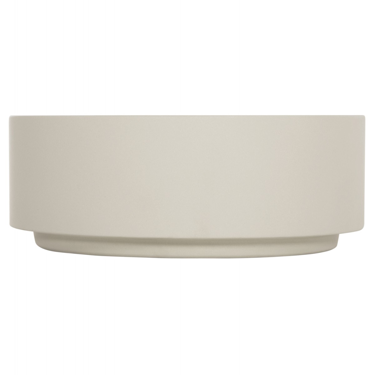 ΤΡΑΠΕΖΙ ΜΕΣΗΣ ΣΤΡΟΓΓΥΛΟ KYOKO HM6579.02 ΜΠΕΖ FIBER CEMENT Φ90x34Υεκ.