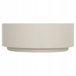 ΤΡΑΠΕΖΙ ΜΕΣΗΣ ΣΤΡΟΓΓΥΛΟ KYOKO HM6579.02 ΜΠΕΖ FIBER CEMENT Φ90x34Υεκ.