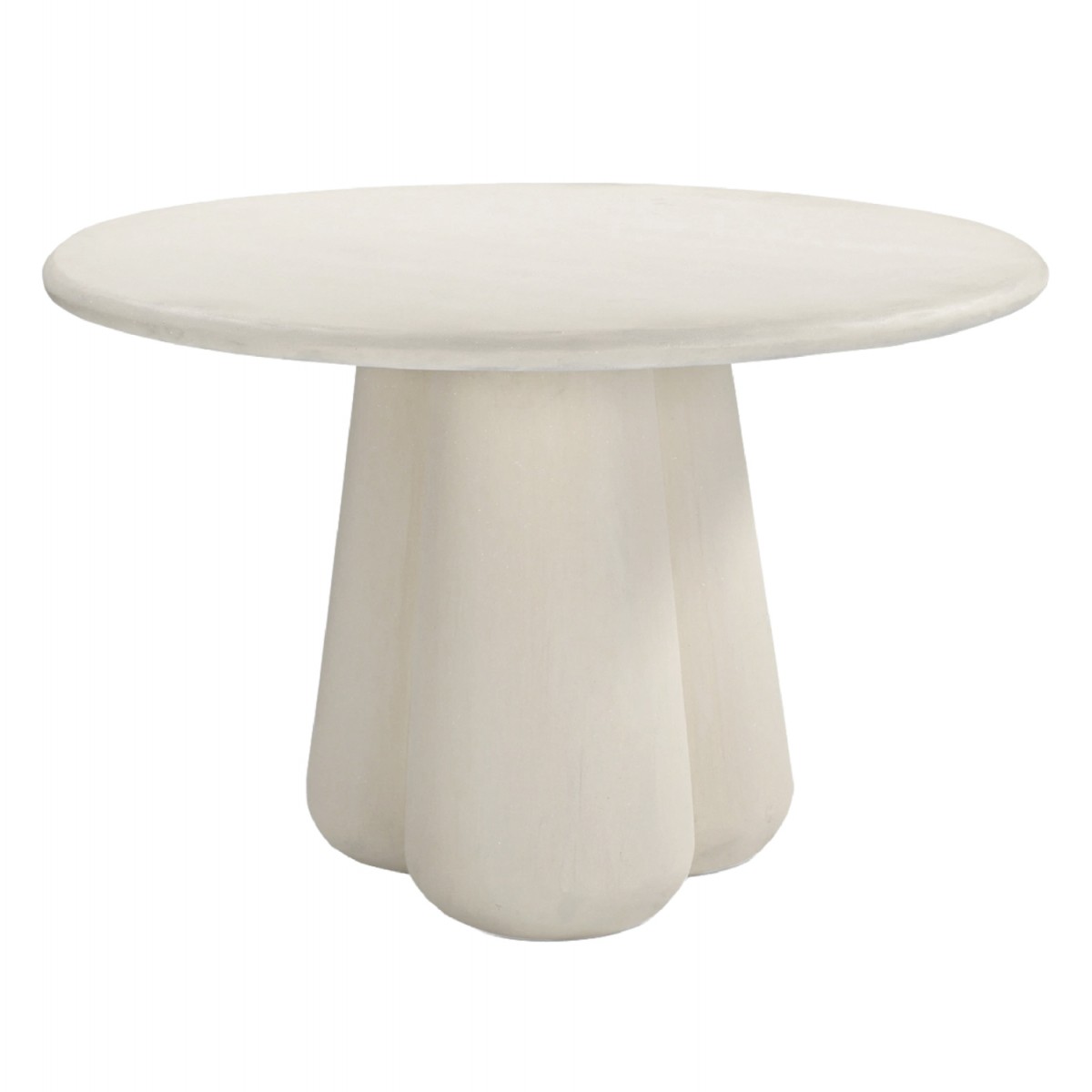 ΤΡΑΠΕΖΙ ΤΡΑΠΕΖΑΡΙΑΣ ΣΤΡΟΓΓΥΛΟ NAYU HM6583.02 ΜΠΕΖ FIBER CEMENT Φ120x75Υεκ