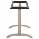 ΒΑΣΗ ΤΡΑΠΕΖΙΟΥ ΑΛΟΥΜΙΝΙΟΥ ΔΙΣΤΗΛΗ HM461.25 CAPPUCINO ΜΕ ΡΕΓΟΥΛΑΤΟΡΟΥΣ 100Χ60Χ73Υεκ.