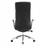 ΚΑΡΕΚΛΑ ΓΡΑΦΕΙΟΥ MEITE HM18353.01 ΜΑΥΡΟ PU ΔΕΡΜΑ--ΒΑΣΗ ΧΡΩΜΙΟΥ 66x71x127Υεκ