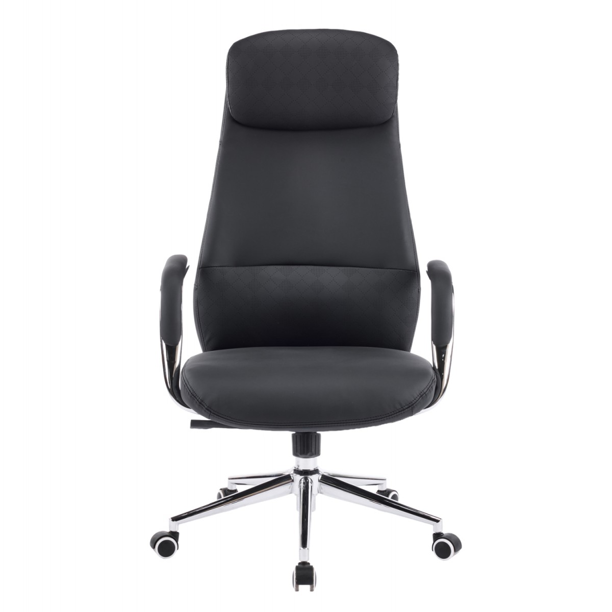 ΚΑΡΕΚΛΑ ΓΡΑΦΕΙΟΥ SONTY HM18354.01 ΜΑΥΡΟ PU ΔΕΡΜΑ--ΒΑΣΗ ΧΡΩΜΙΟΥ 64x68x125Υεκ