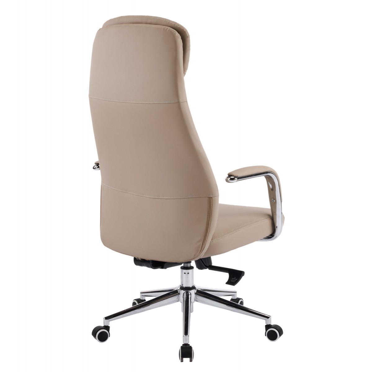 ΚΑΡΕΚΛΑ ΓΡΑΦΕΙΟΥ SONTY HM18354.02 ΜΠΕΖ PU ΔΕΡΜΑ--ΒΑΣΗ ΧΡΩΜΙΟΥ 64x68x125Υεκ