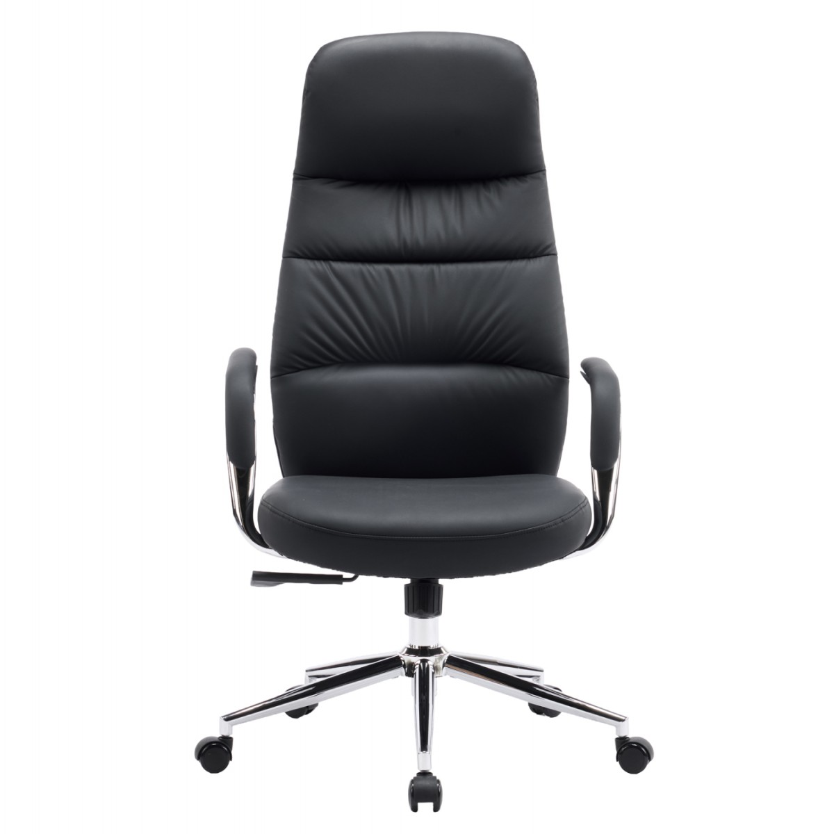 ΚΑΡΕΚΛΑ ΓΡΑΦΕΙΟΥ TEETER HM18355.01 ΜΑΥΡΟ PU ΔΕΡΜΑ--ΒΑΣΗ ΧΡΩΜΙΟΥ 67x66x121Υεκ