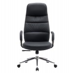 ΚΑΡΕΚΛΑ ΓΡΑΦΕΙΟΥ TEETER HM18355.01 ΜΑΥΡΟ PU ΔΕΡΜΑ--ΒΑΣΗ ΧΡΩΜΙΟΥ 67x66x121Υεκ