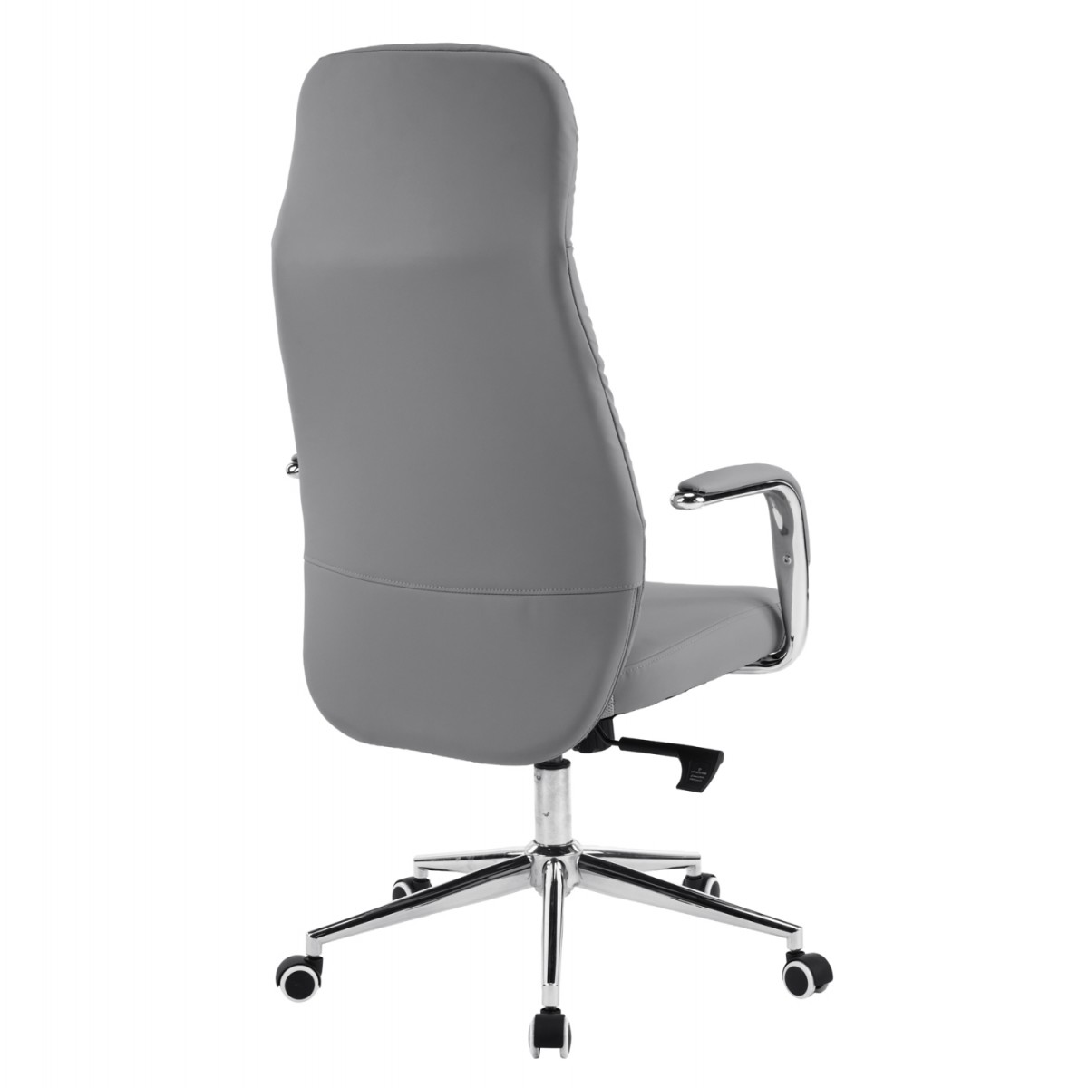 ΚΑΡΕΚΛΑ ΓΡΑΦΕΙΟΥ TEETER HM18355.10 ΓΚΡΙ PU ΔΕΡΜΑ--ΒΑΣΗ ΧΡΩΜΙΟΥ 67x66x121Υεκ