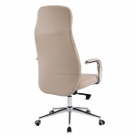 ΚΑΡΕΚΛΑ ΓΡΑΦΕΙΟΥ TEETER HM18355.02 ΜΠΕΖ PU ΔΕΡΜΑ--ΒΑΣΗ ΧΡΩΜΙΟΥ 67x66x121Υεκ