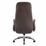 ΚΑΡΕΚΛΑ ΓΡΑΦΕΙΟΥ DRAMON HM18356.02 ΜΠΕΖ-ΚΑΦΕ PU ΔΕΡΜΑ--ΒΑΣΗ ΧΡΩΜΙΟΥ 66x70x132.5Υεκ