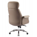 ΚΑΡΕΚΛΑ ΓΡΑΦΕΙΟΥ TOMLIN HM18358.02 ΜΠΕΖ-ΚΑΦΕ PU ΔΕΡΜΑ--ΒΑΣΗ ΧΡΩΜΙΟΥ 72x74x128Υεκ