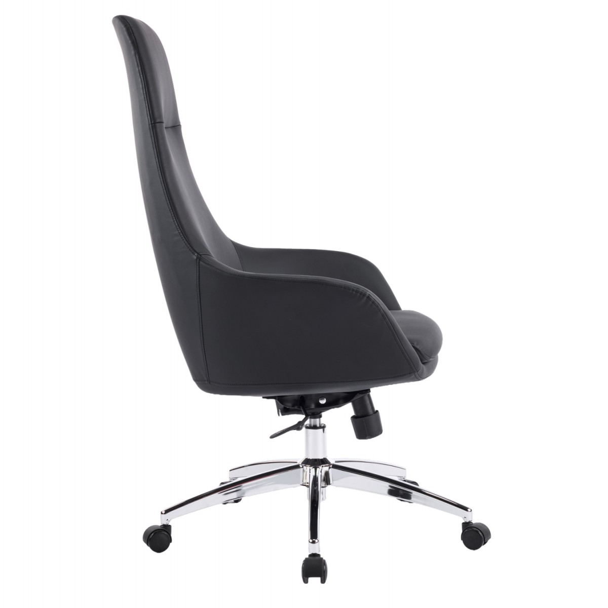 ΚΑΡΕΚΛΑ ΓΡΑΦΕΙΟΥ BEKKER HM18359.01 ΜΑΥΡΟ PU ΔΕΡΜΑ--ΒΑΣΗ ΧΡΩΜΙΟΥ 67x67x126Υεκ