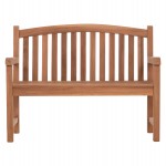 ΠΑΓΚΑΚΙ ΚΗΠΟΥ 2ΘΕΣΙΟ ELENA HM6651 ΞΥΛΟ TEAK--ΦΥΣΙΚΟ 120x60x95Υεκ.