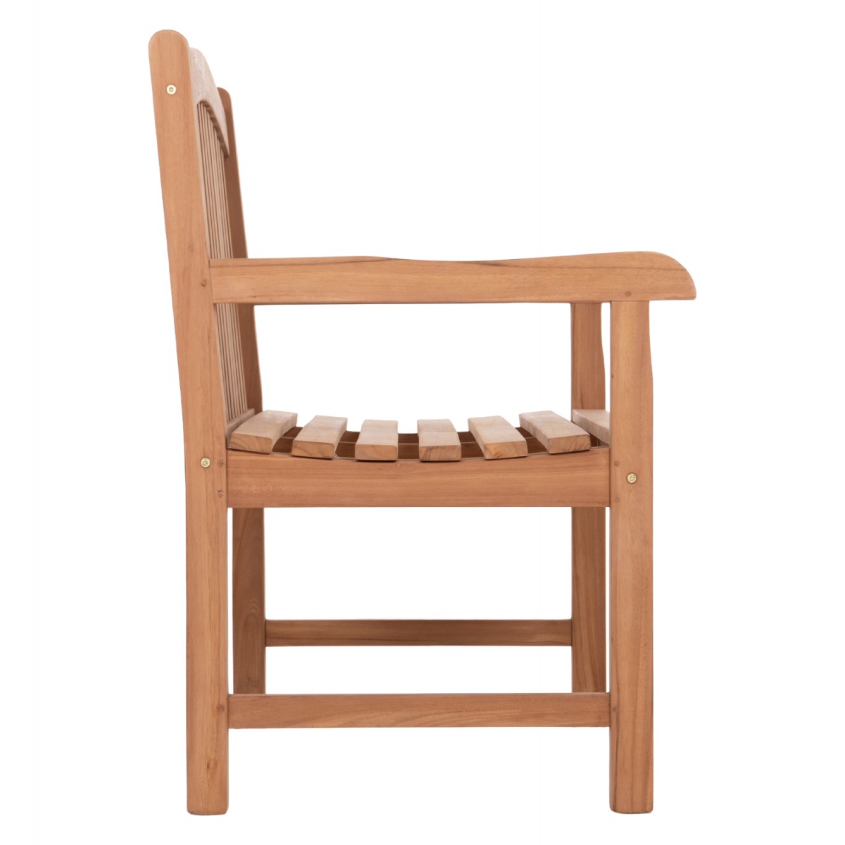 ΠΑΓΚΑΚΙ ΚΗΠΟΥ 2ΘΕΣΙΟ ELENA HM6651 ΞΥΛΟ TEAK--ΦΥΣΙΚΟ 120x60x95Υεκ.