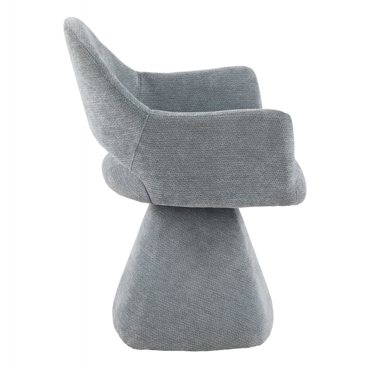 ΠΟΛΥΘΡΟΝΑ ΤΡΑΠΕΖΑΡΙΑΣ ΠΕΡΙΣΤΡΕΦΟΜΕΝΗ SIMA HM18360.01 ΓΚΡΙ ΥΦΑΣΜΑ 64x61x84,5Υεκ