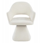 ΠΟΛΥΘΡΟΝΑ ΤΡΑΠΕΖΑΡΙΑΣ ΠΕΡΙΣΤΡΕΦΟΜΕΝΗ SIMA HM18360.02 ΕΚΡΟΥ ΥΦΑΣΜΑ 64x61x84,5Υεκ