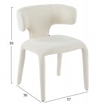 ΠΟΛΥΘΡΟΝΑ ΤΡΑΠΕΖΑΡΙΑΣ BIEN HM18361.02 ΕΚΡΟΥ ΥΦΑΣΜΑ 49,5x55,5x76Υεκ.