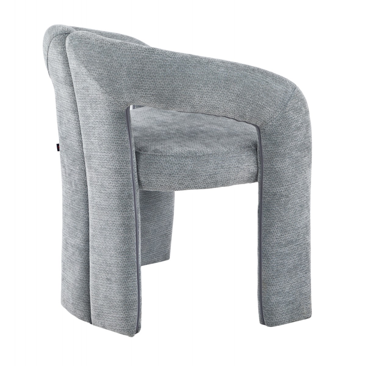 ΠΟΛΥΘΡΟΝΑ ΤΡΑΠΕΖΑΡΙΑΣ NEZA HM18362.01 ΑΝΟΙΧΤΟ ΓΚΡΙ ΥΦΑΣΜΑ 64x60x76,5Υεκ