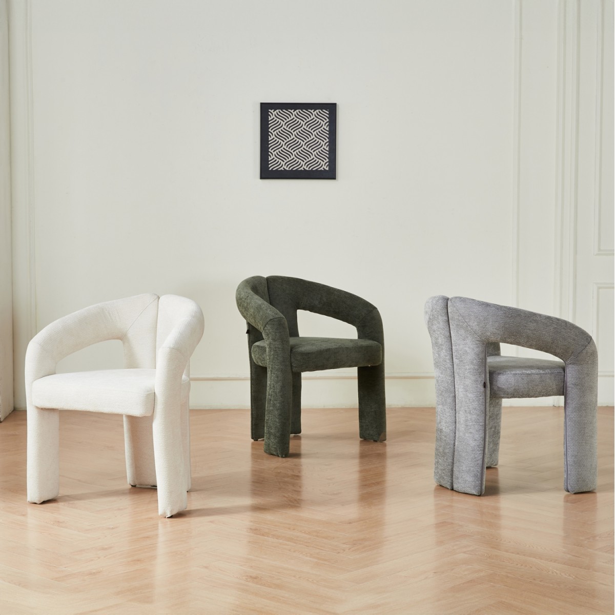 ΠΟΛΥΘΡΟΝΑ ΤΡΑΠΕΖΑΡΙΑΣ NEZA HM18362.02 ΕΚΡΟΥ ΥΦΑΣΜΑ 64x50x76,5Υ εκ.