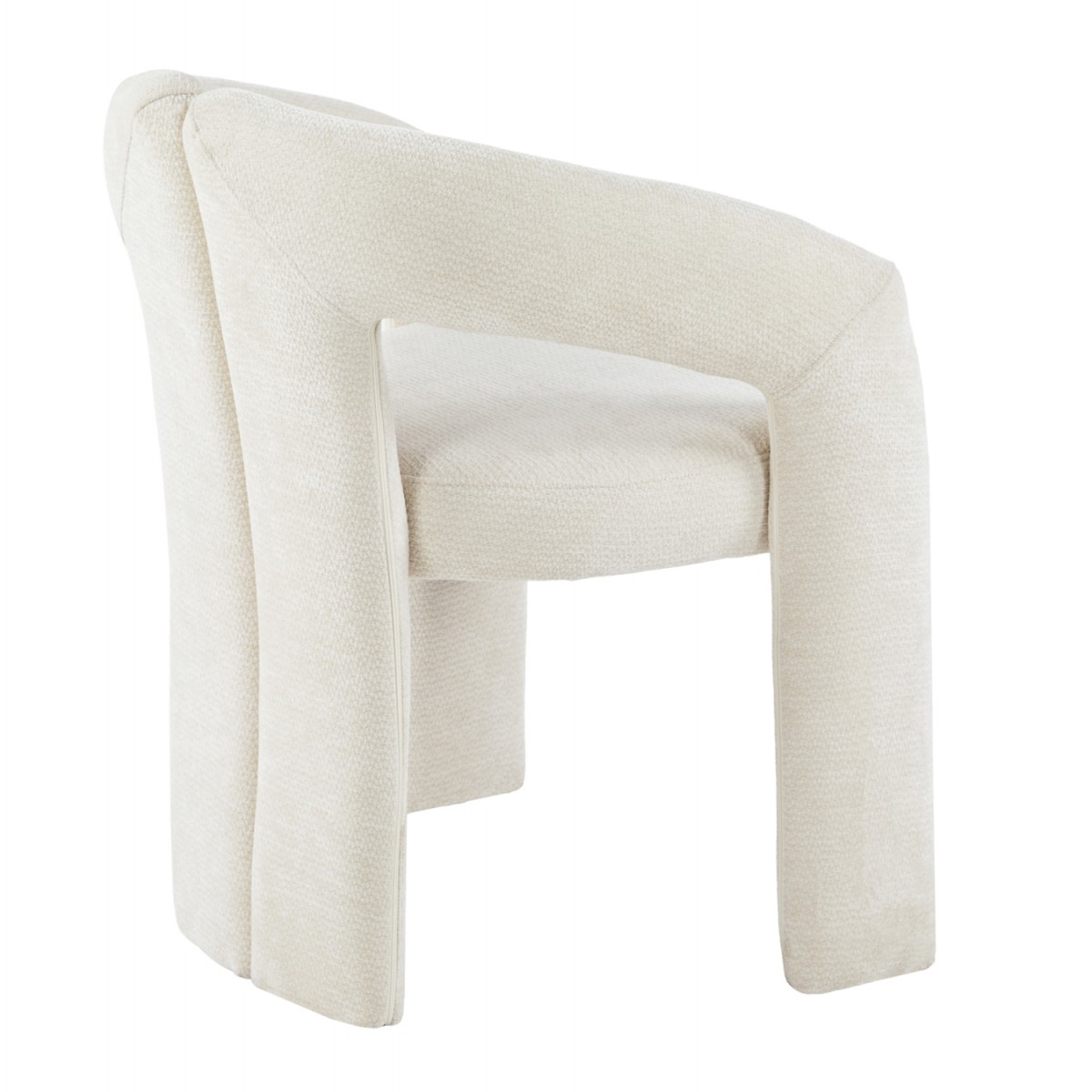 ΠΟΛΥΘΡΟΝΑ ΤΡΑΠΕΖΑΡΙΑΣ NEZA HM18362.02 ΕΚΡΟΥ ΥΦΑΣΜΑ 64x50x76,5Υ εκ.