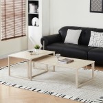 ΤΡΑΠΕΖΙ ΣΑΛΟΝΙΟΥ 2ΤΜΧ TERREN HM18365.02 ΜΠΕΖ ΠΟΔΙΑ--SINTERED STONE ΣΕ ΤΡΑΒΕΡΤΙΝΑ 120x70x45Υεκ