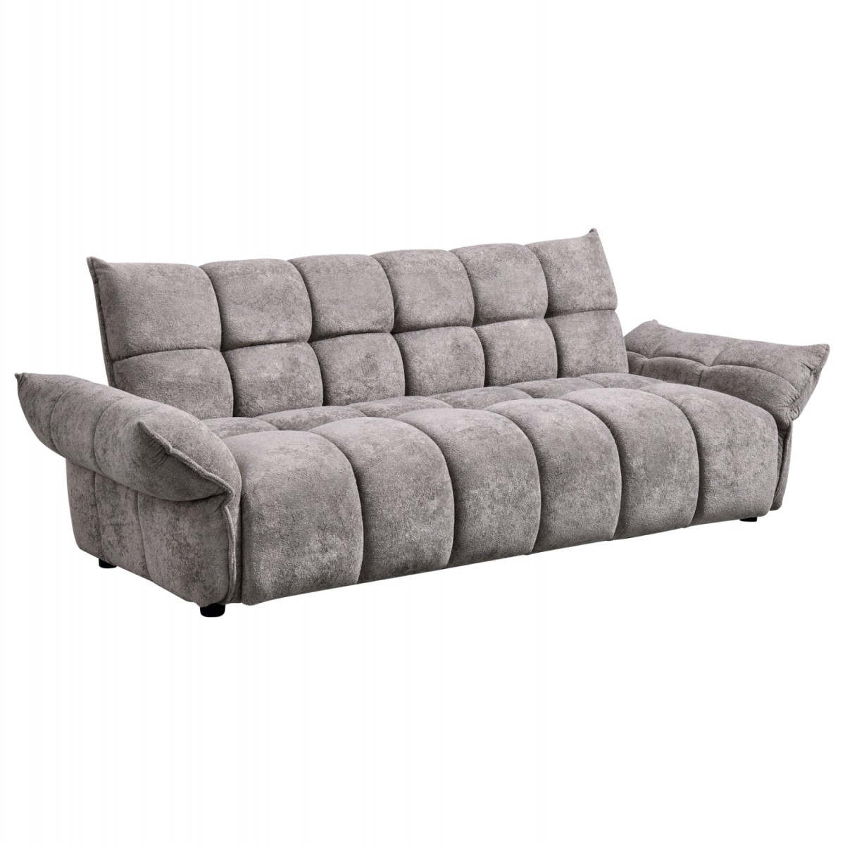 ΚΑΝΑΠΕΣ ΚΡΕΒΑΤΙ MELU HM3314.01 ΓΚΡΙ ΥΦΑΣΜΑ--ΚΑΘΙΣΜΑ POCKET SPRINGS 240-250x90x85Υεκ.