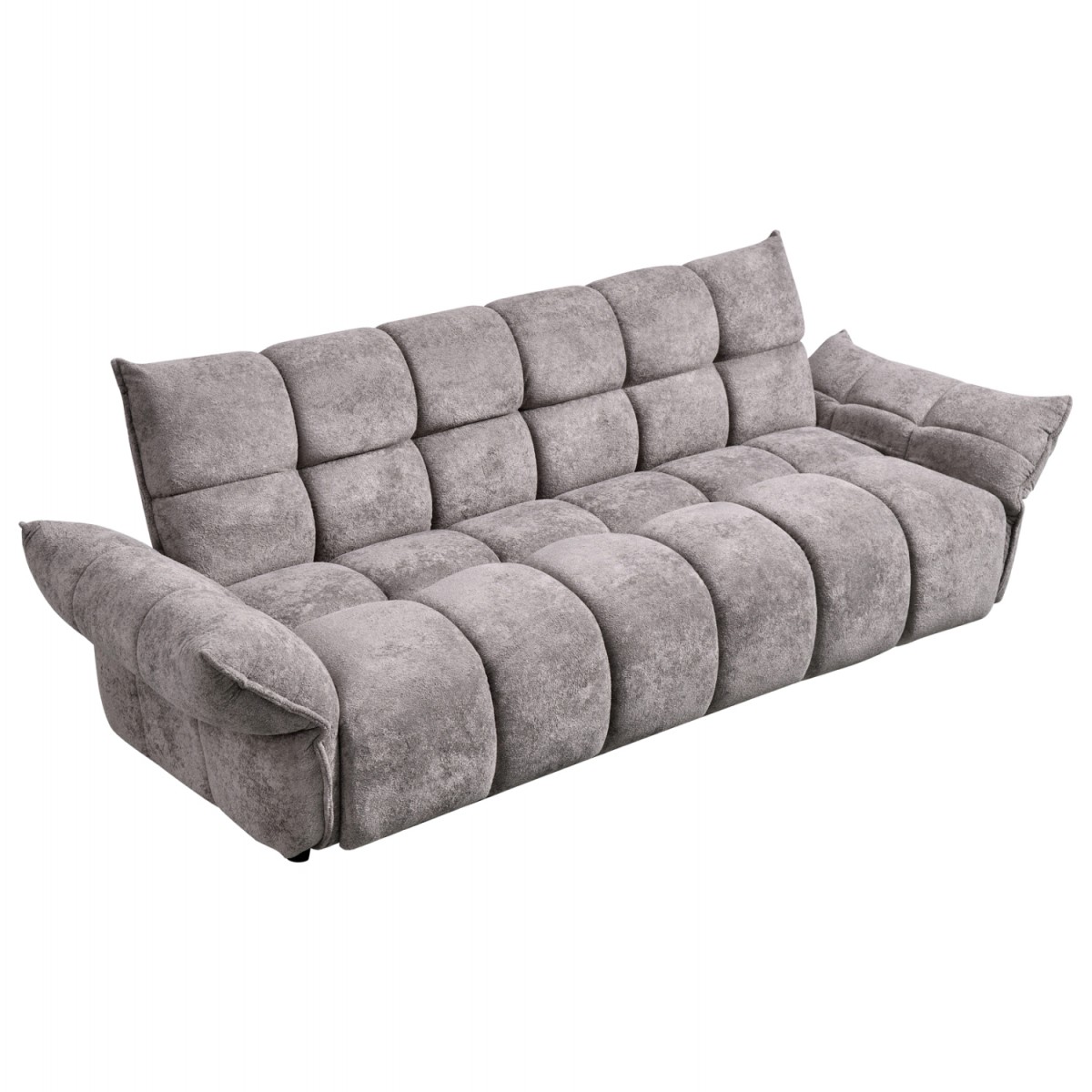 ΚΑΝΑΠΕΣ ΚΡΕΒΑΤΙ MELU HM3314.01 ΓΚΡΙ ΥΦΑΣΜΑ--ΚΑΘΙΣΜΑ POCKET SPRINGS 240-250x90x85Υεκ.