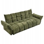 ΚΑΝΑΠΕΣ ΚΡΕΒΑΤΙ MELU HM3314.03 ΠΡΑΣΙΝΟ ΥΦΑΣΜΑ--ΚΑΘΙΣΜΑ POCKET SPRINGS 240-250x90x85Υεκ