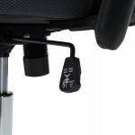 ΚΑΡΕΚΛΑ ΓΡΑΦΕΙΟΥ BRIEF HM1206.02 ΓΚΡΙ MESH--ΒΑΣΗ ΧΡΩΜΙΟΥ 63x64x122Υεκ.