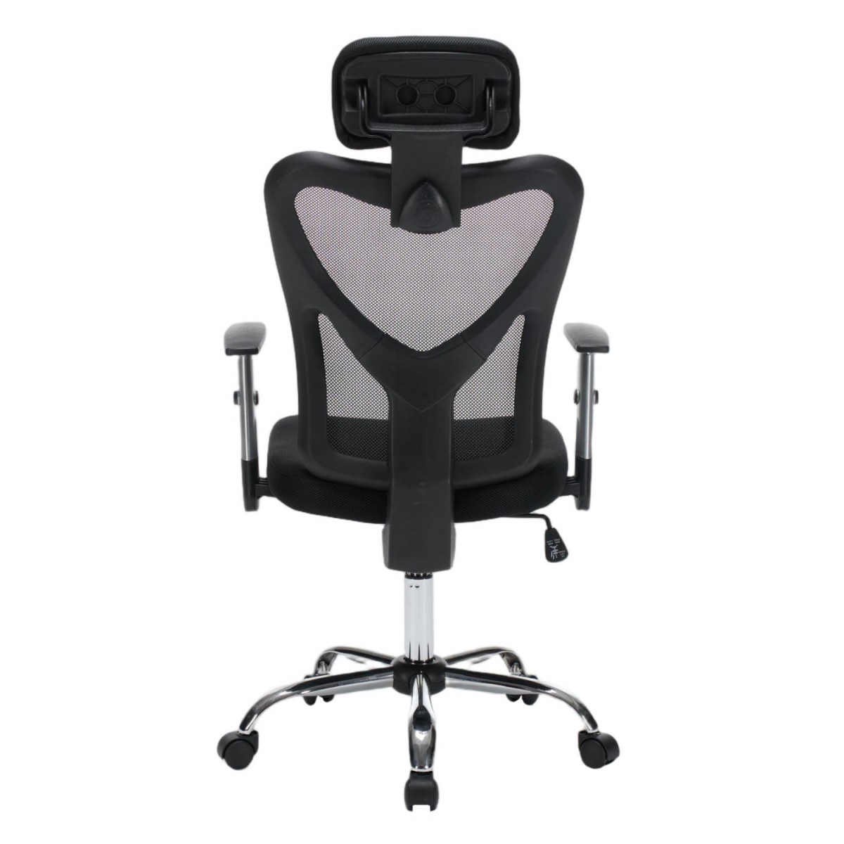 ΚΑΡΕΚΛΑ ΓΡΑΦΕΙΟΥ CUORE HM1207.01 ΜΑΥΡΟΣ ΣΚΕΛΕΤΟΣ-ΜΑΥΡΟ MESH 63x61x125Υεκ